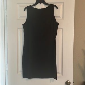 Black formal work dress